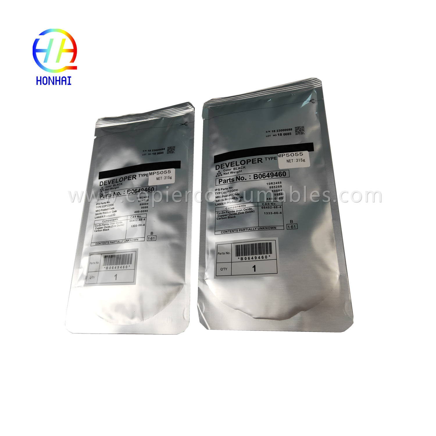 Black Developer powder for MP2501 1813 2013 2001 D158-9640 Developer (4)