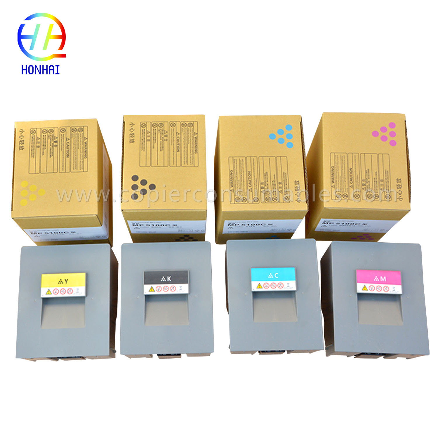 Cartouche de toner couleur Ricoh MP C6502sp C8002sp pour copieur Compatible 841780 841781 841782 841783 842083 OEM