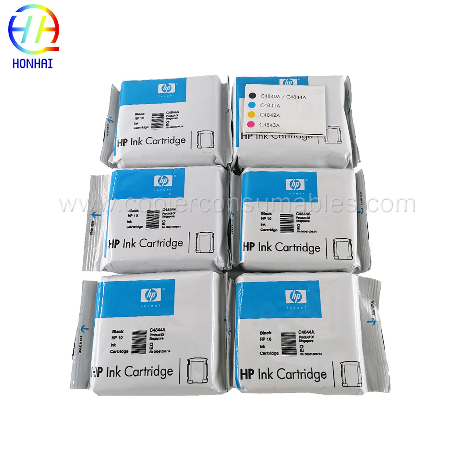 Melna tintes kasetne HP 10 C4844A (1) 拷贝