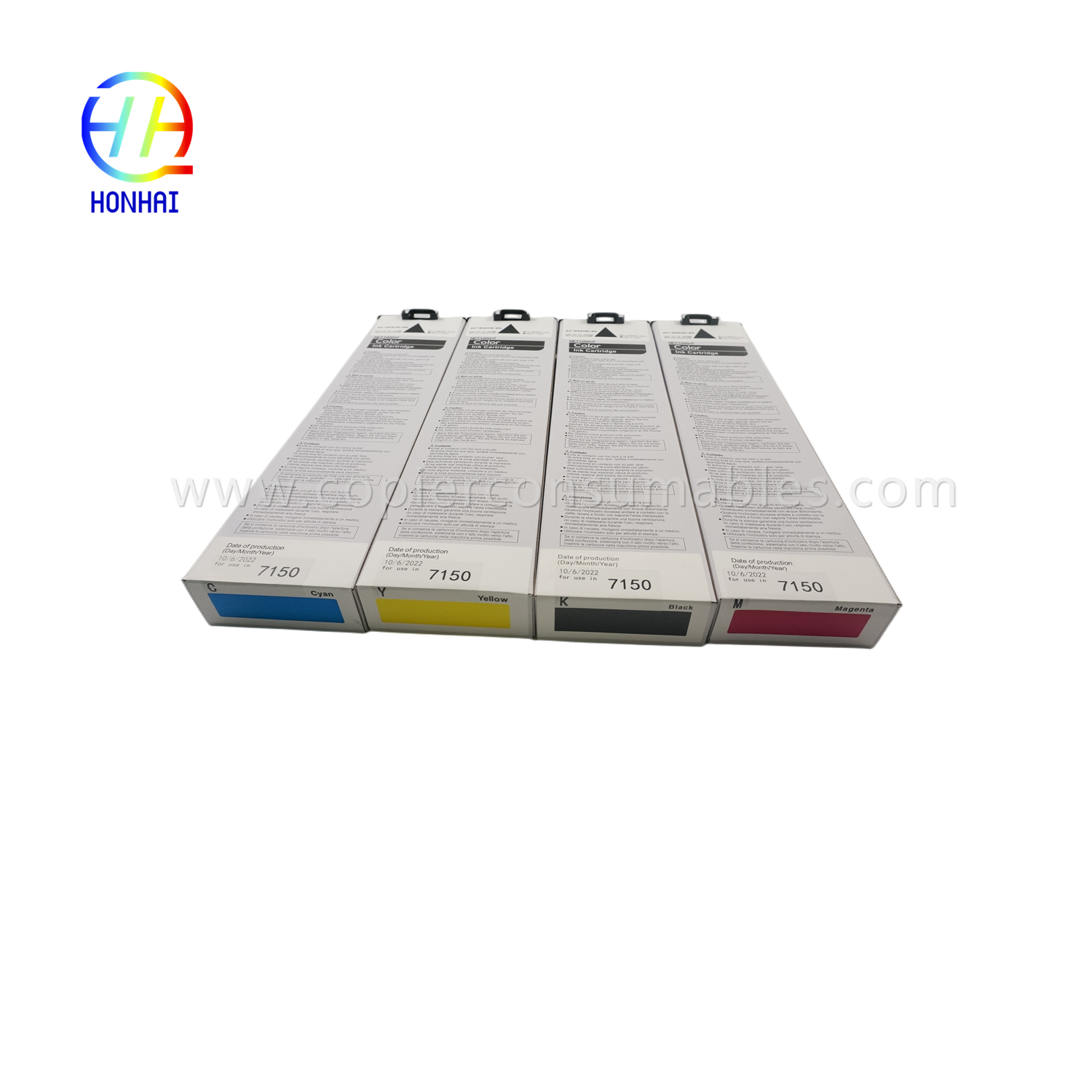 Ink Cartridge para sa 7150 CYKM Yellow Cyan Black Magenta