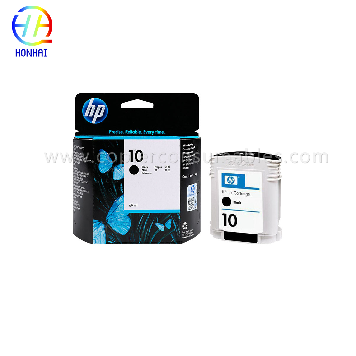 Cartucho de tinta para HP 800 500 815 820 9110 9120 9130 (C4844A 10) (1)