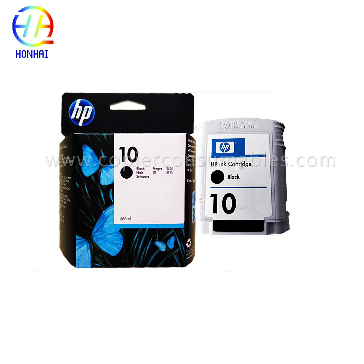 Cartucho de tinta para HP 800 500 815 820 9110 9120 9130 (C4844A 10) (2)