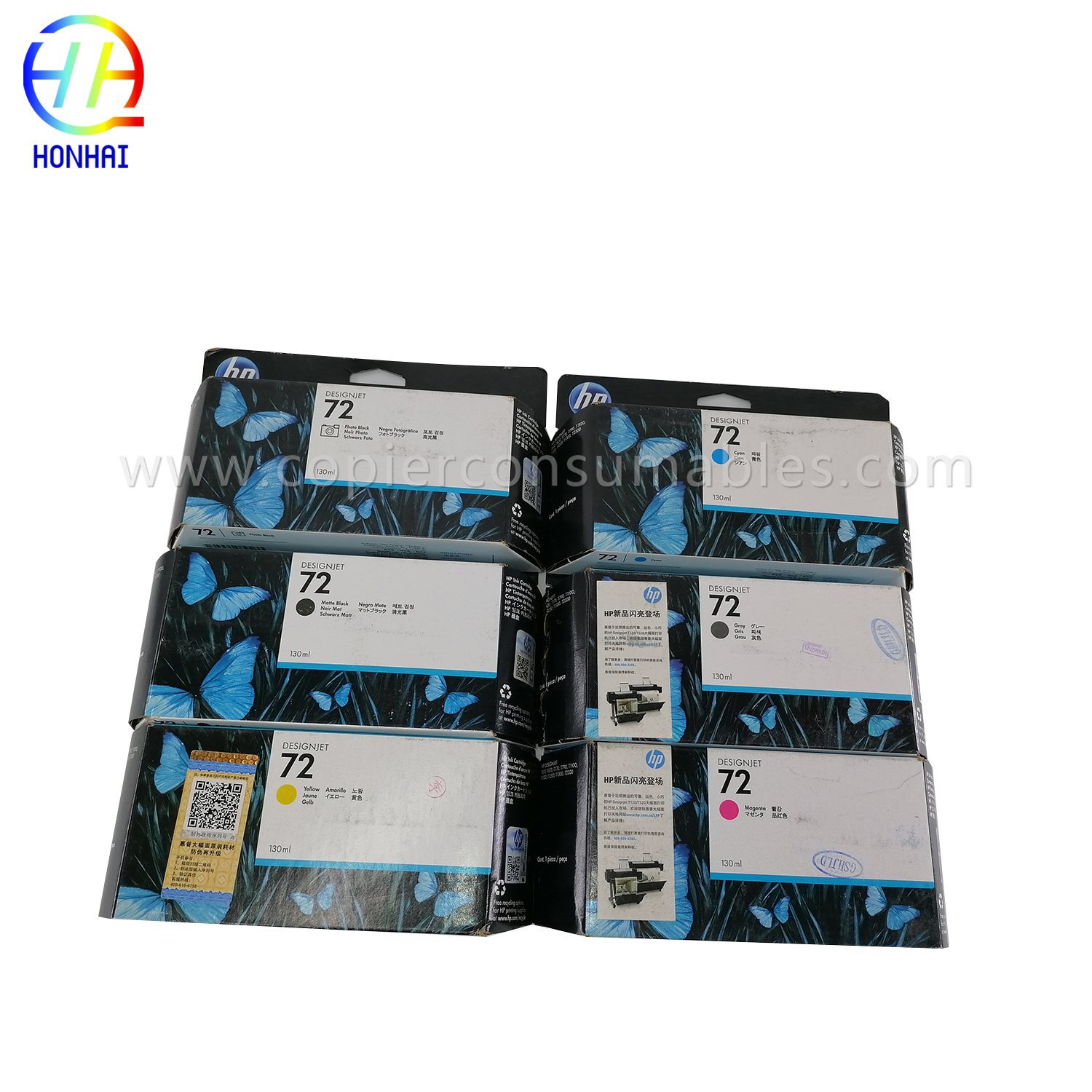 Cartuccia d'inchiostro per HP72 T610 T620 T770 T790 T1100 T1120 T795 9403(3) 拷贝