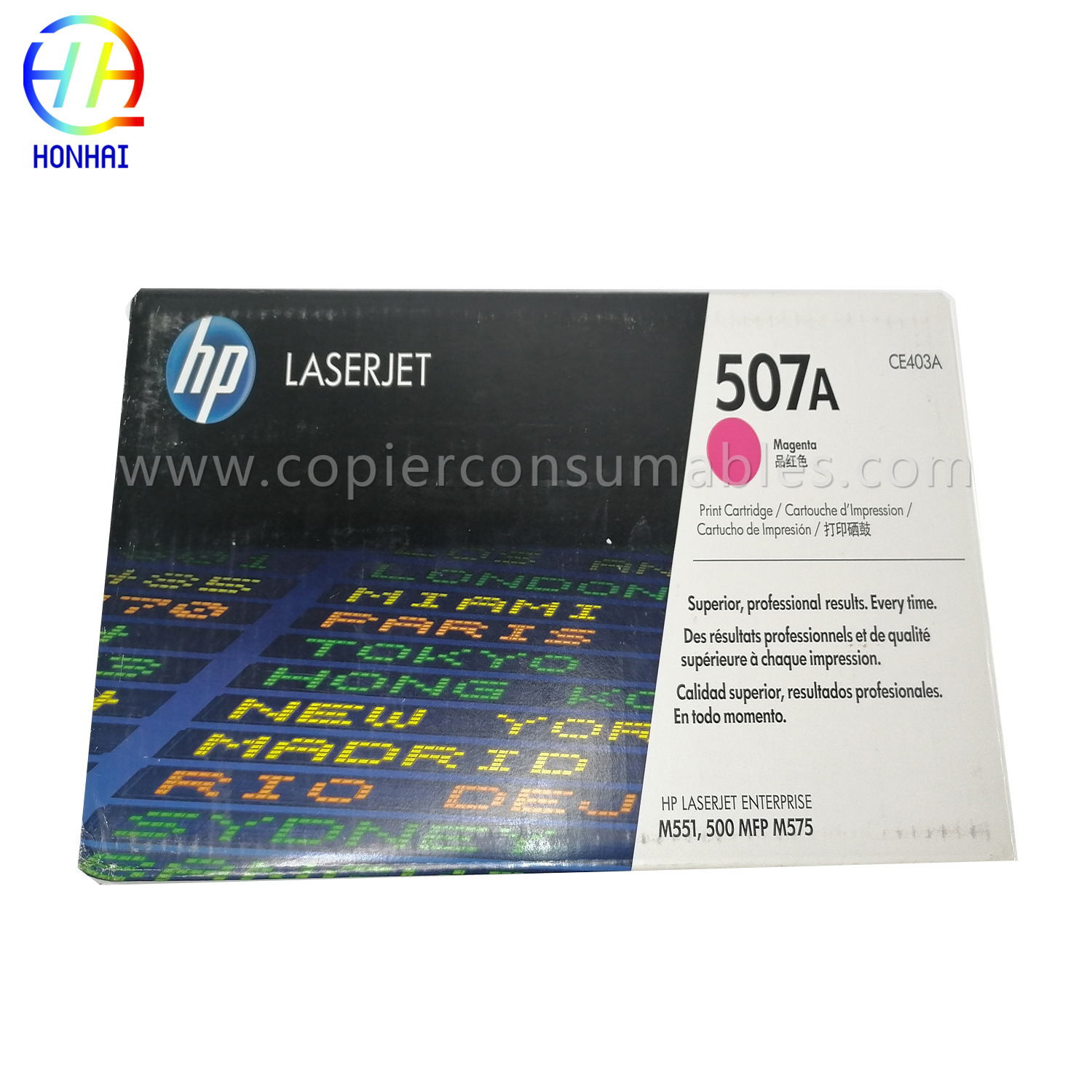 HP HP 507A CE400ACE401ACE402ACE403A M575dn,M575f,M575c,M570dn,M570dw,M551dn,M551n,M551xh(3) için mürekkep kartuşu (set)