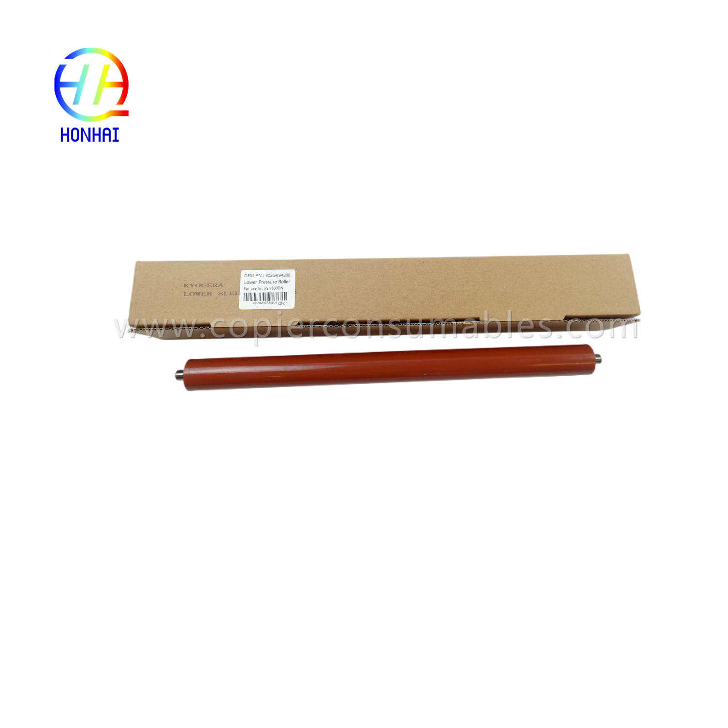 Lower Pressure Roller for Kyocera 2GR94280 (302GR94280) KM-3050 KM-4050 KM-5050 FS-9530DN Lower Sleeved Fuser Pressure_ (1)