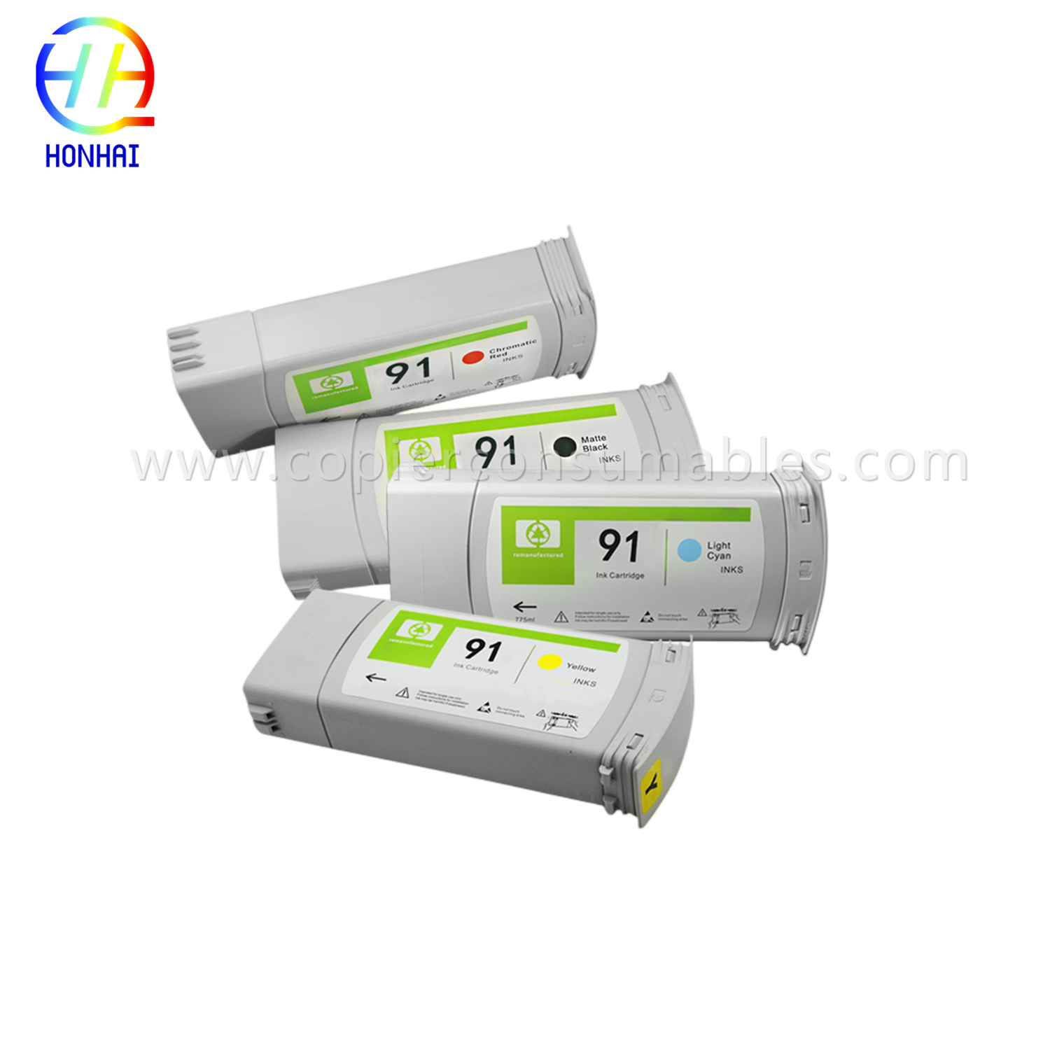 Bagong Tunay na Ink Cartridge para sa HP Designjet Z6100 (91 C9464A C9469A C9471 C9518) (1)