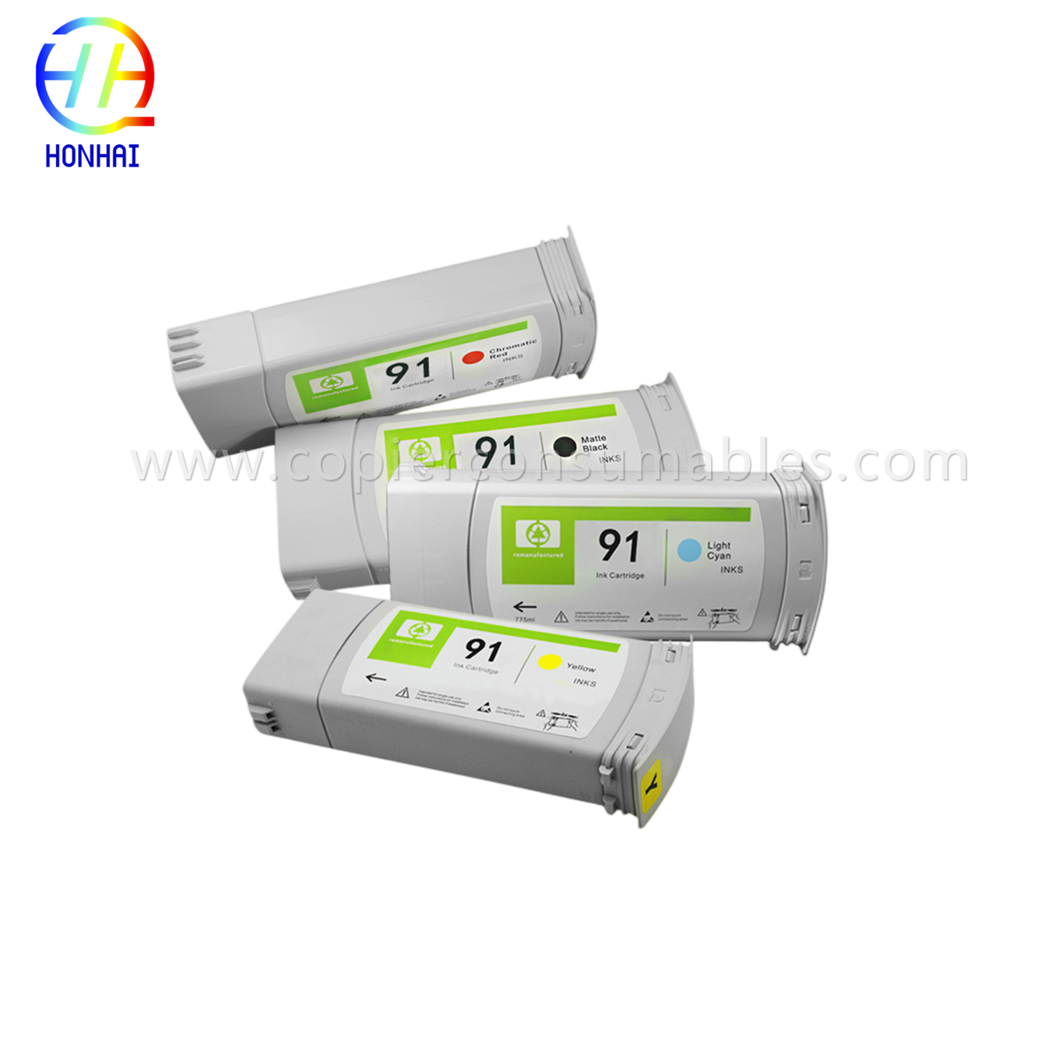 Uus ehtne tindikassett HP Designjet Z6100 (91 C9464A C9469A C9471 C9518) jaoks (1)