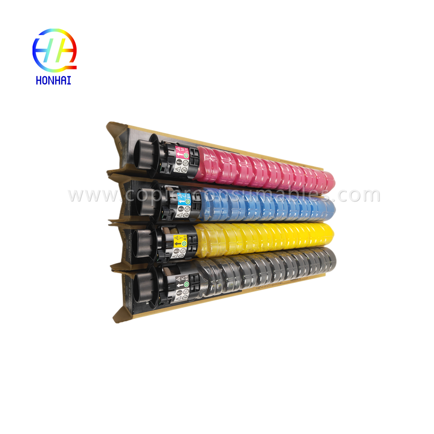 Original Cartridges Toner Set of 4 mo Ricoh IM C4500 IM C6000 842283 842284 842285 842286 (4)