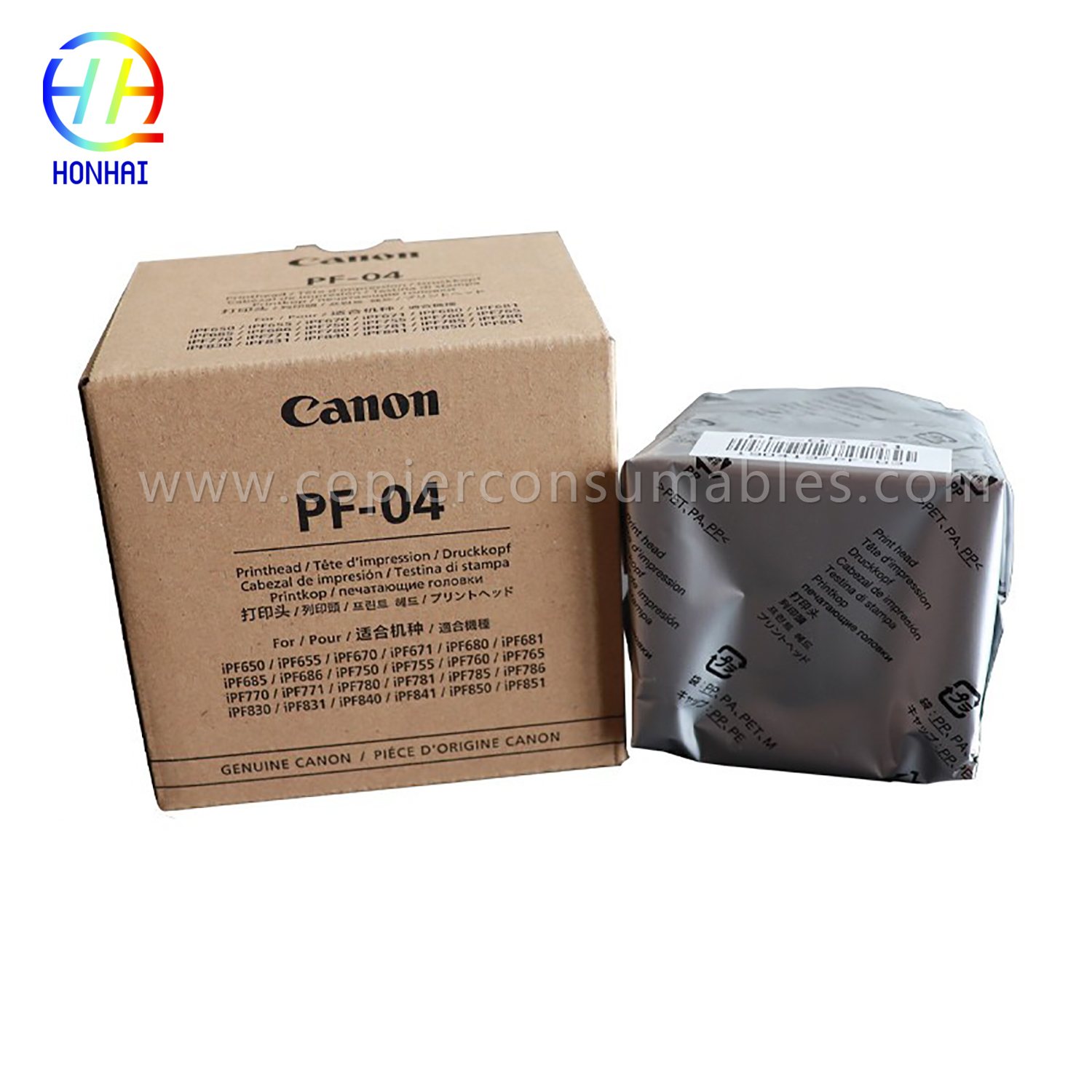 หัวพิมพ์สำหรับ Canon Plotter Ipf 650 655 750 755 760 765 (PF-04) (1)