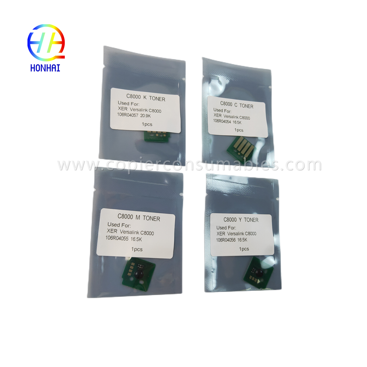 Toner Cartridge Chip for Xerox VersaLink C8000 C8000W C 8000 8000W 106R04057 106R04054 106R04055 106R04056 Color Printer Chips (4)_副本