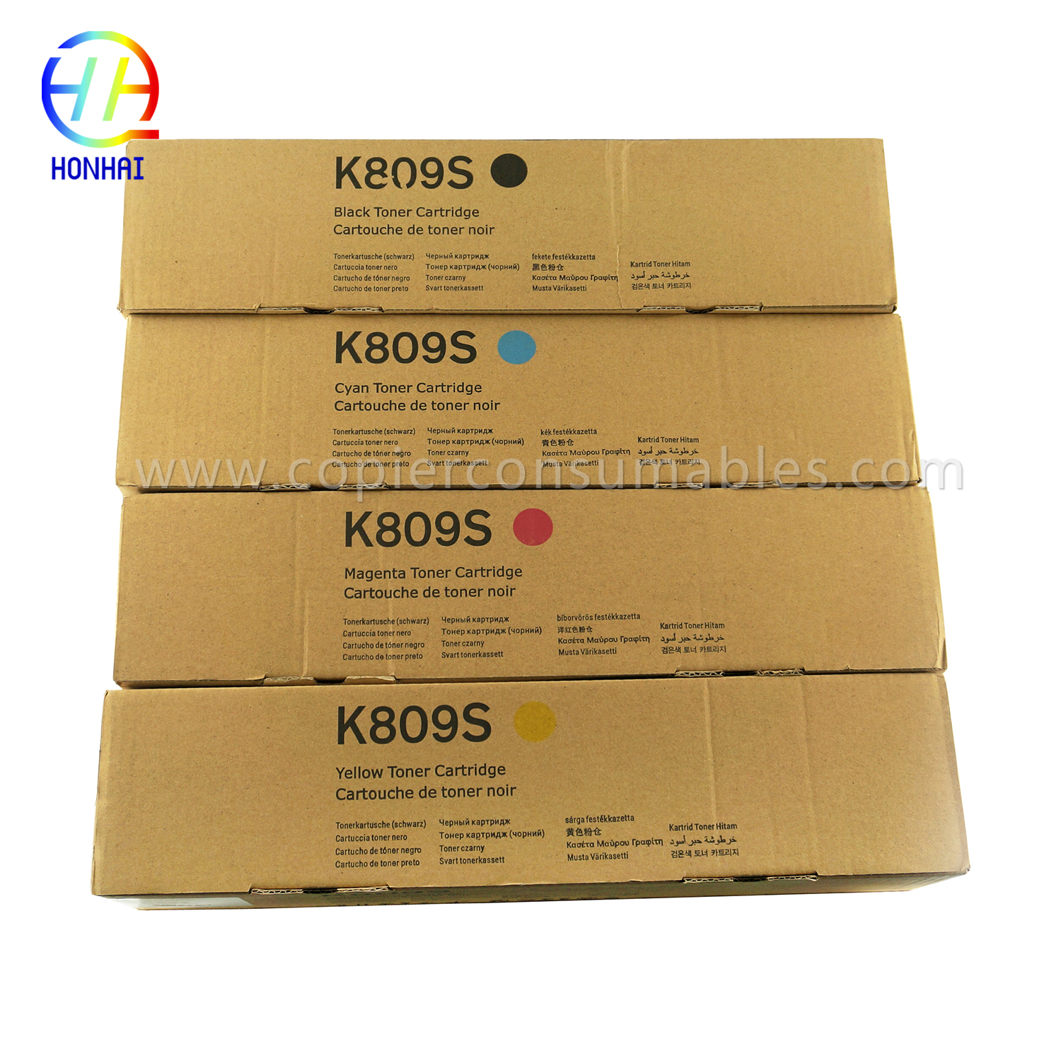Tonerkassett SAMSUNG 809S CLT-K809S CLT-C809S CLT-M809S CLT-Y809S (2) 拷贝