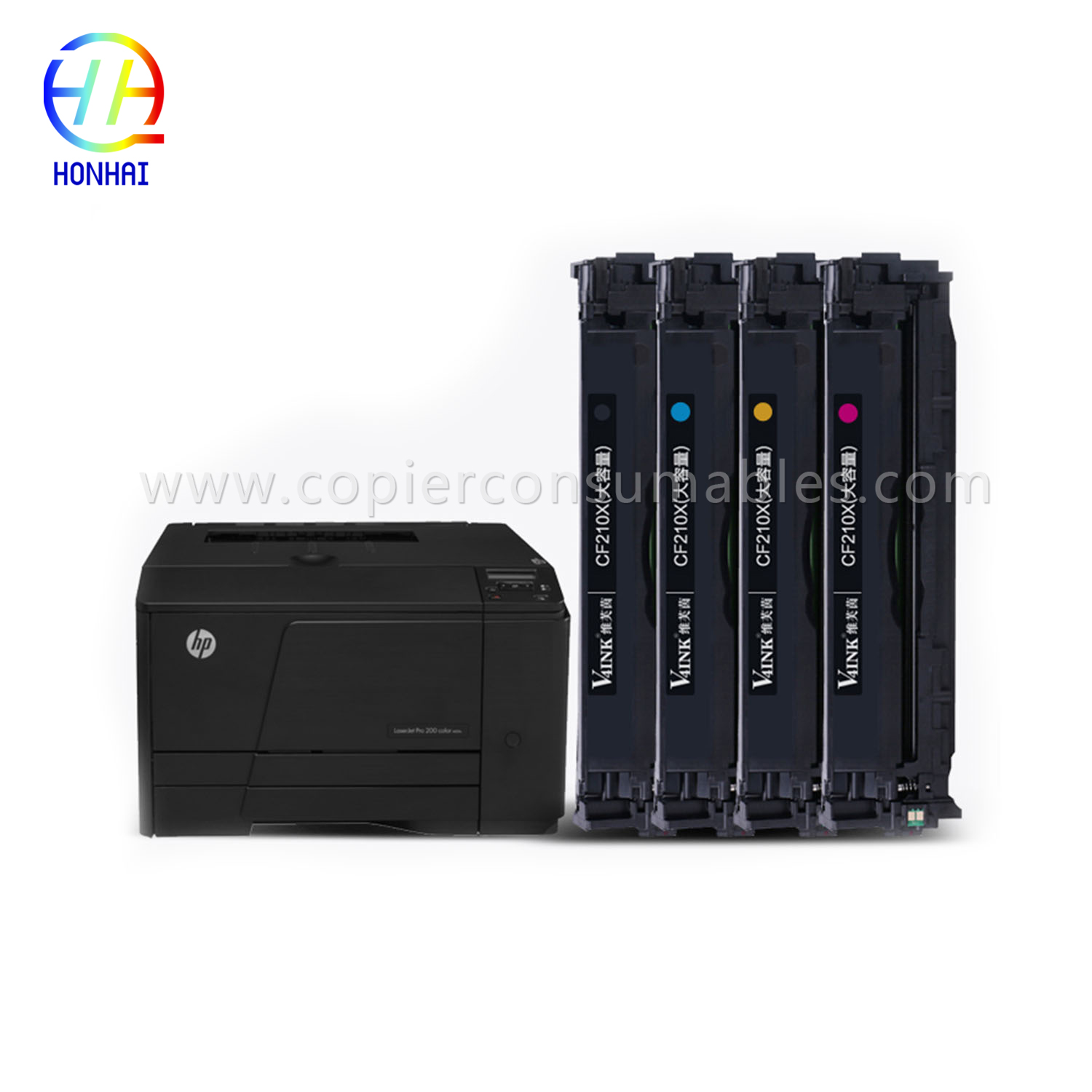 Toner kaseta za HP Laserjet PRO 200 Color M251nw Mfp M276nw (CF212A CF213A) (2) 拷贝