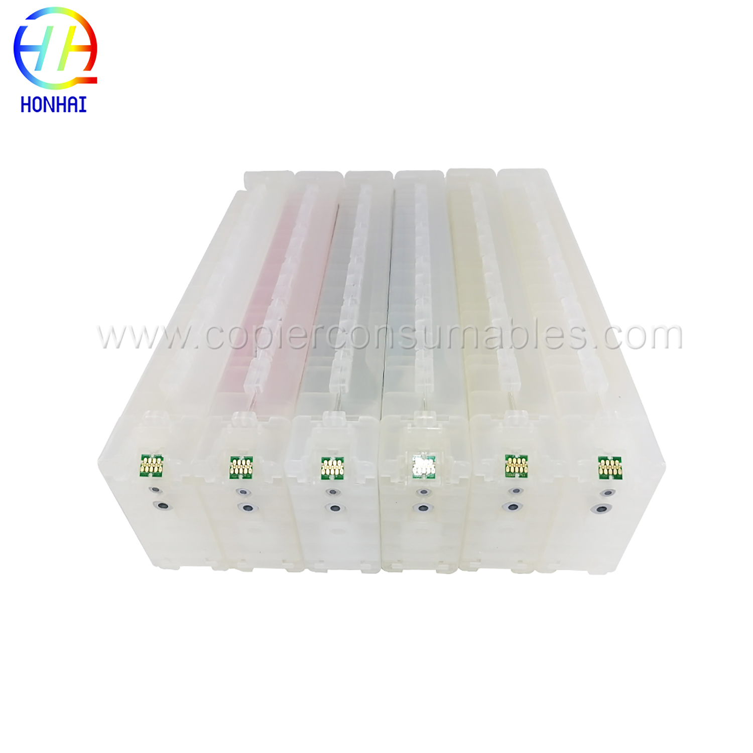 Empty Refillable Ink Cartridge  for Epson 6pcsSet F2000 F2100 700ML（5） 拷贝