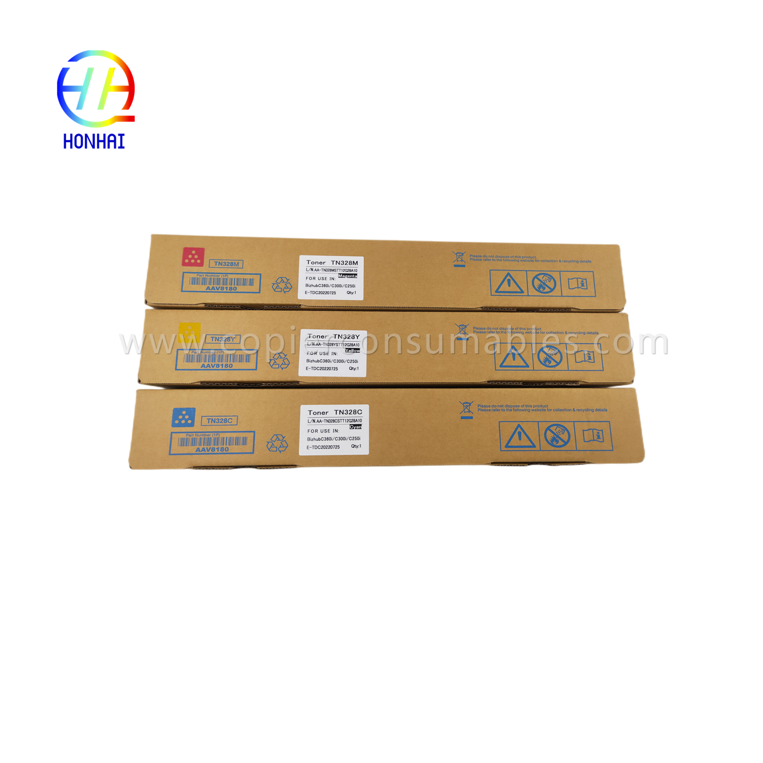Toner Cartridge  for  Konica Minolta Bizhub C250i C300i C360i TN328C TN328Y TN328M (2)