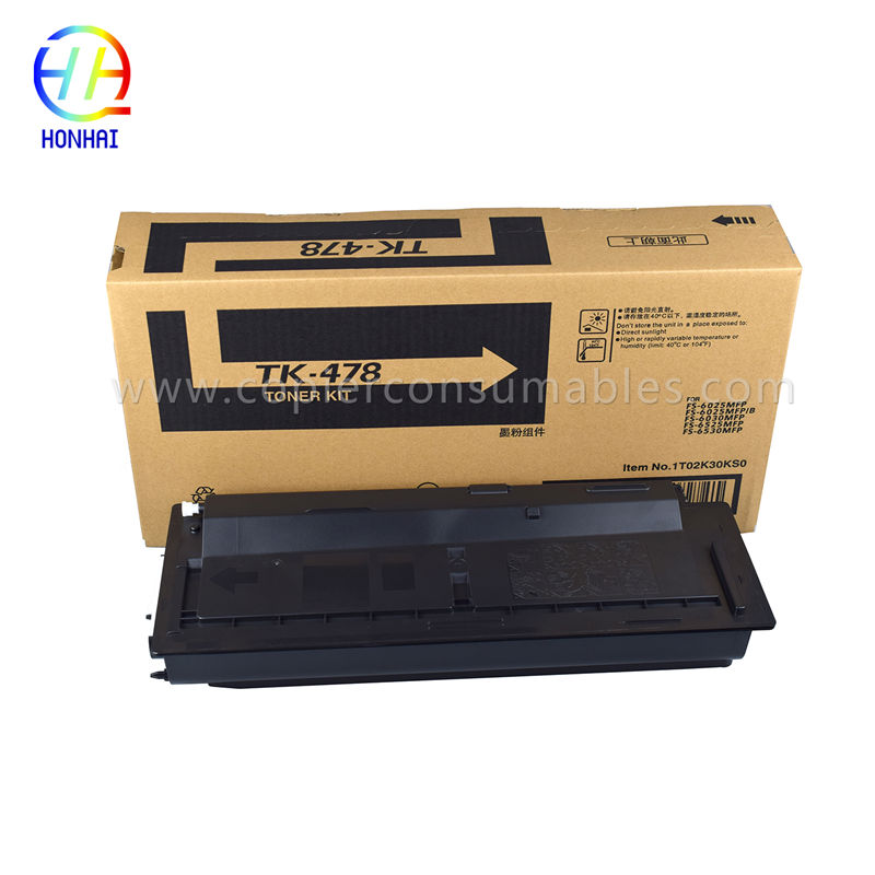 Toner Cartridge bakeng sa Kyocera FS-6025 FS-6025MFP FS-6530 FS-6030MFP TK-478