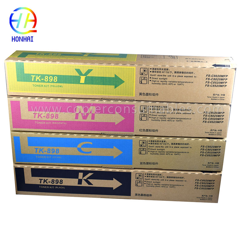 Toner Cartridge para sa Kyocera KM FS-C8020MFP C8025MFP C8520MFP C8525MFP TK-898