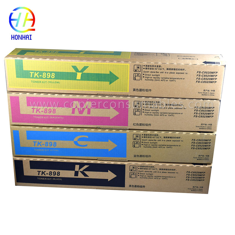 מחסנית טונר עבור Kyocera KM FS-C8020MFP C8025MFP C8520MFP C8525MFP TK-898