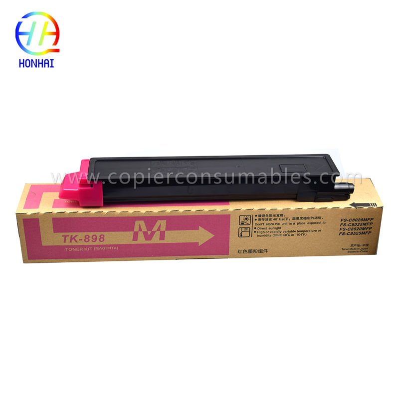 Toner Cartridge for Kyocera KM FS-C8020MFP C8025MFP C8520MFP C8525MFP TK-898
