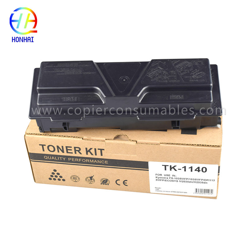 Kyocera TK-1140 FS-1035 FS-1135 FS-2035 FS-2535 ਲਈ ਟੋਨਰ ਕਾਰਟ੍ਰੀਜ