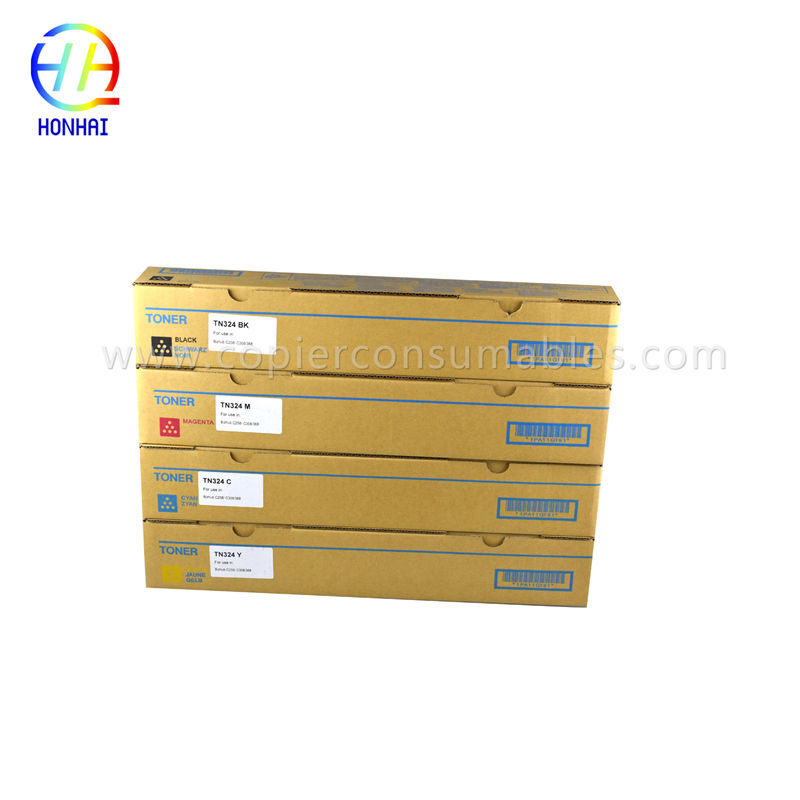 Cartridge Toner pikeun Minolta Konica TN - 324 BizHubC258 308 368